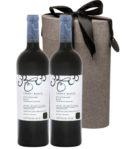 Benchmark Red Vertical Gift Set - 2 x 750mL